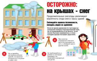 Меры безопасности во время падения снега и сосулек с крыш зданий Меры безопасности во время падения снега и сосулек с крыш зданий.